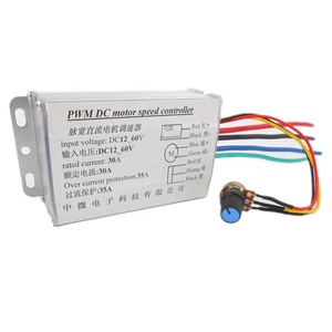 12V High Power Linear <strong>DC</strong> <strong>Motor</strong> Governor <strong>Controller</strong> 24V 36V 48V 60V <strong>DC</strong> <strong>PWM</strong> Infinitely Variable <strong>Speed</strong> Switch <strong>30A</strong> - Product Image 3