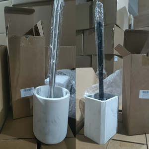 Polyresin Nordic gốm sứ phòng tắm thiết lập 4 pcs Minimalism trang trí nội thất xà phòng Dispenser <span class=keywords><strong>Set</strong></span> nhựa nhà phụ kiện phòng tắm thiết lập - Product Image 6