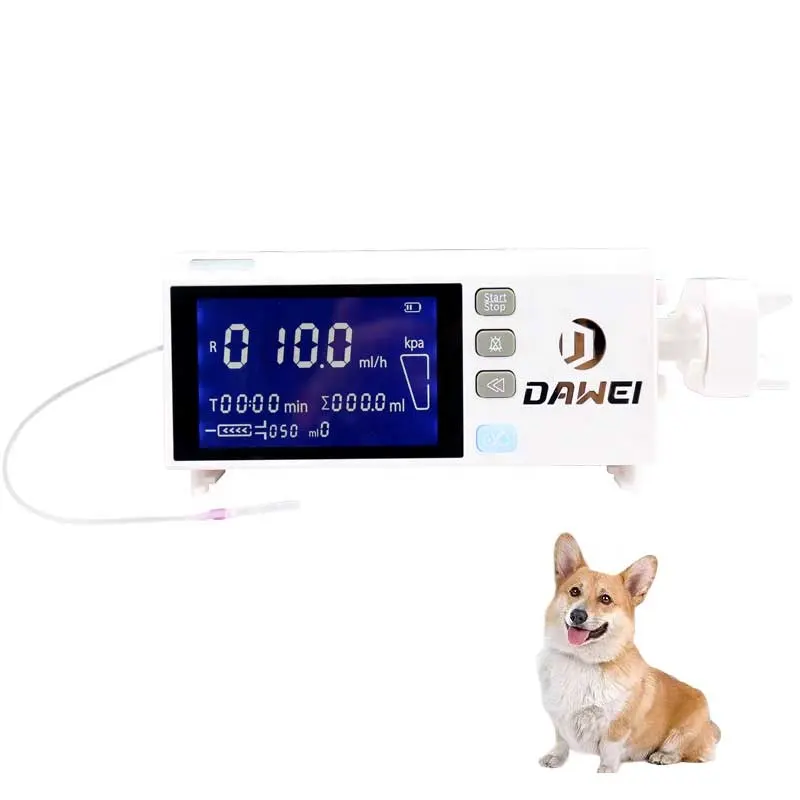 Dawei 의료 휴대용 수의사 주사기 애완 동물 주입 펌프 가격