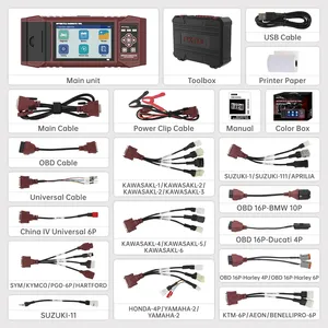 Máquina de diagnóstico de motocicleta multilingüe Universal FXTUL M6, lector de código de motocicleta profesional y escáner, actualización gratuita - Product Image 6