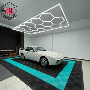 Vendita calda garage esagono led a nido d'ape soffitto Auto officina dettagli esagonale luce led per autolavaggio negozio - Product Image 5