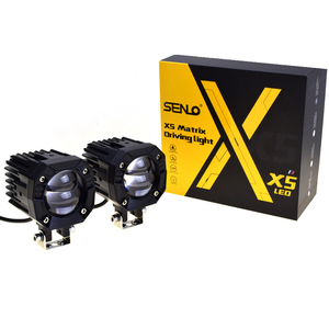 SenloX5遠近両用レンズデュアルカラーダブルレンズオートバイLEDライトLEDミニドライビングライト - Product Image 1