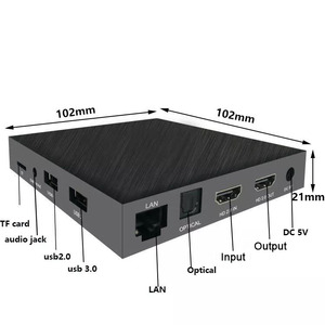 Kỹ thuật số biển Media Player Box Hot Bán thông minh 4K Quad core TV Box 4K HD 4K Amlogic S90 Android TV Box 32GB Android 8.1 - Product Image 6