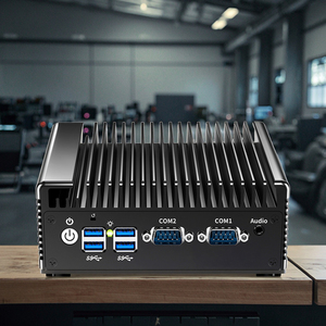 Computadora de escritorio industrial sin ventilador Intel Celeron N100 2 * LAN 2 * COM DDR4 32G Thin Client PC Firewall Router Pfsense Mini PC Nuevo - Product Image 3