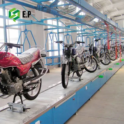 Línea de montaje de motocicleta eléctrica de alto rendimiento