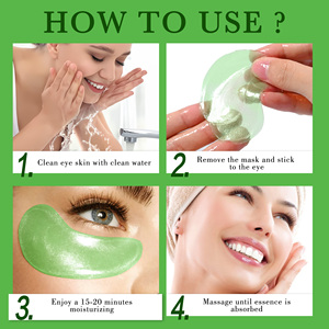 Marque privée Refroidissement Apaisant Sous Les Yeux Patchs Enlever Les Poches Cernes Ridules Concombre Detox Hydra Gel Coussinets Pour Les Yeux - Product Image 2