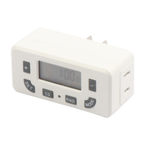 Presa Timer digitale 24 ore su 24 (confezione da 2), programma ON/Off, Display LCD, plug-in singolo, 125V 15A per luce stagionale, lampada, riscaldatore - Product Image 1
