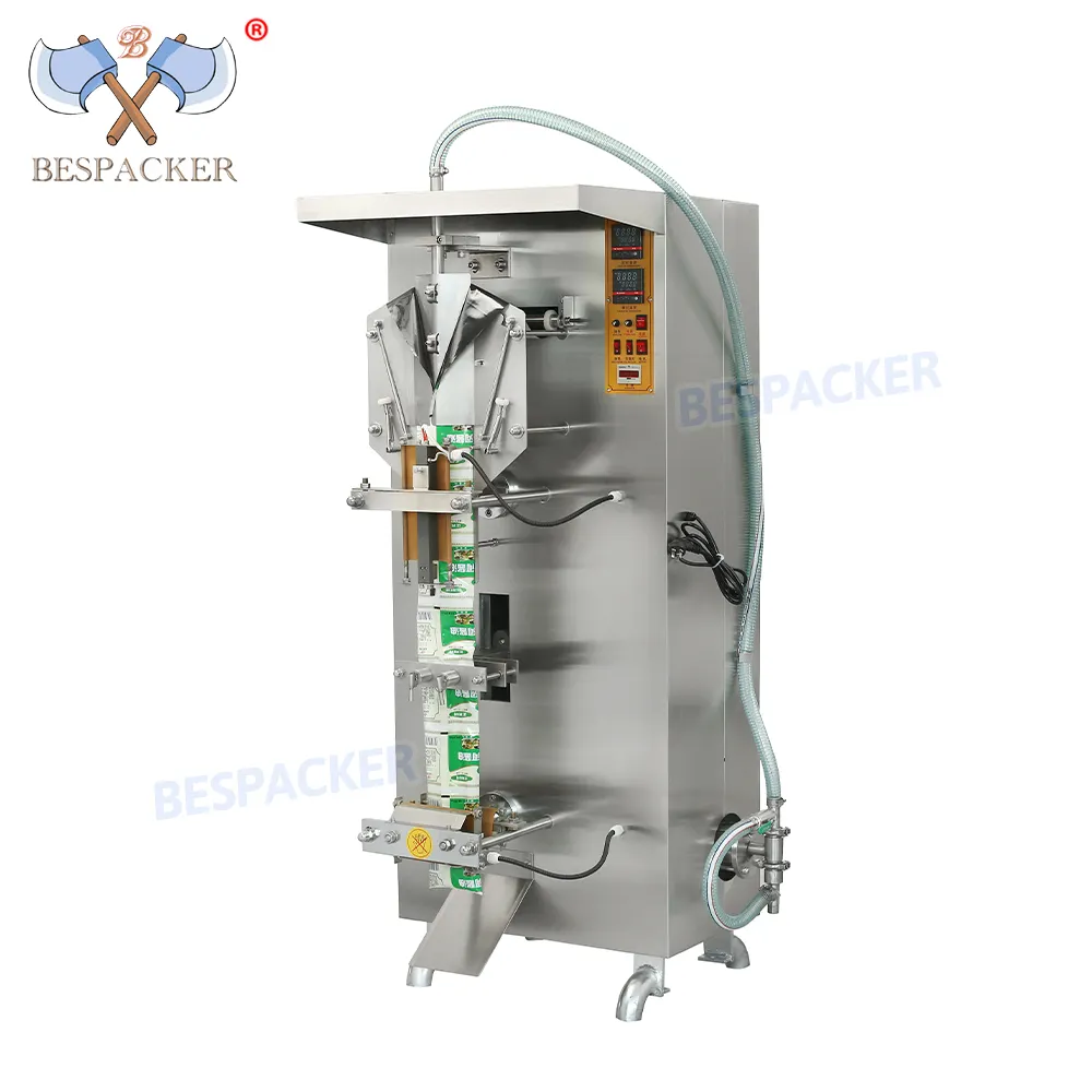 Bespacker 2023 Hot Sale TP-1000 Máquina De Embalagem Líquida Automática Equipamento De Enchimento De Suco De Frutas Automático