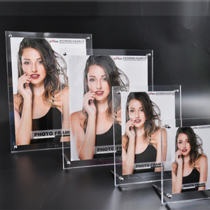 Rõ Ràng Acrylic <span class=keywords><strong>Plexiglass</strong></span> Kính Hữu Cơ Nam Châm Khung Ảnh Ảnh - Product Image 4