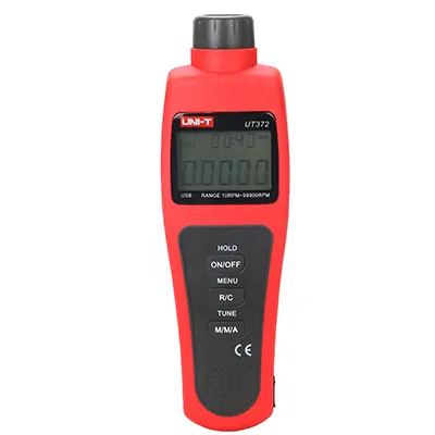 UT372 Non-Contact Tachometer Automotive Maintenance Test Photoelectric Speed Samply Count Range 0 ~ 99999 Digital Tachometer