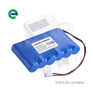 Enerforce 14.8V 5200毫安时可充电18650锂离子医用电池组4s2p圆柱形锂离子呼吸机 - Product Image 1