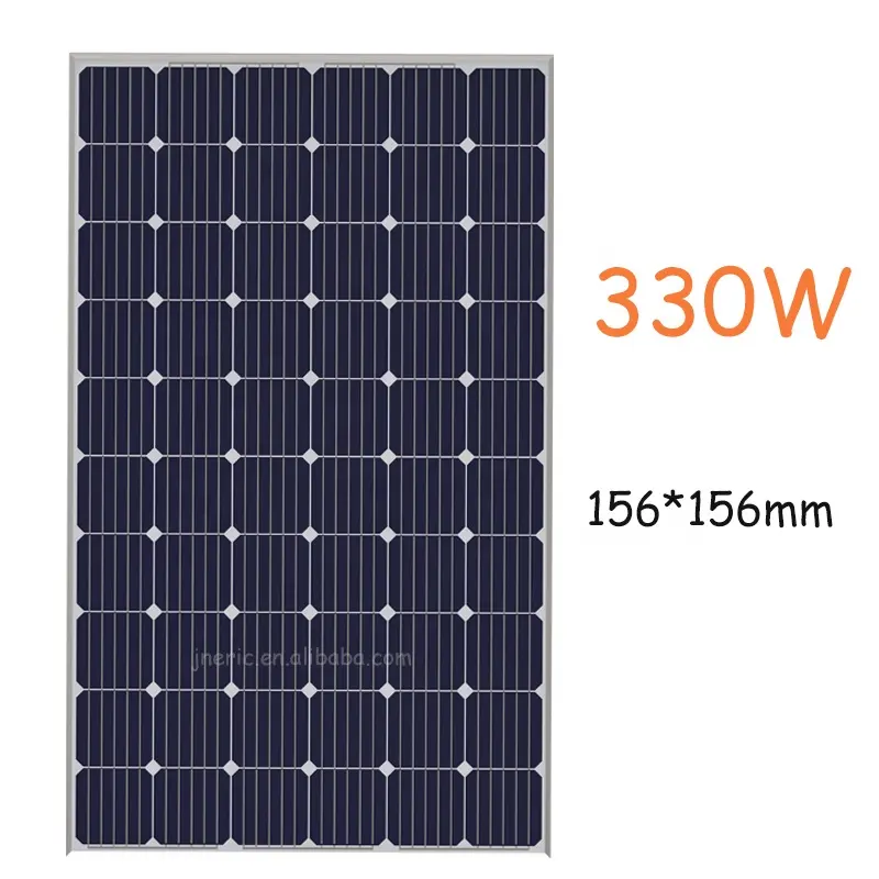 Trung Quốc panel năng lượng mặt trời sản xuất Monocrystalline Silicone Tấm Pin Mặt Trời 330 Wát