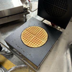Hoge Kwaliteit Commerciële Wafelijzer Machine Roestvrijstalen Temperatuur Tijdregeling Wafelijzer Wafer Machine - Product Image 3