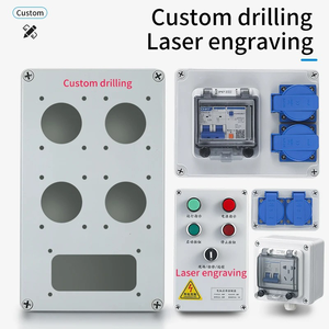 Liên-span IP67 hộp chống thấm nước ABS bao vây nhựa đen Hộp nối Ag hộp đen với nắp trong suốt - Product Image 5