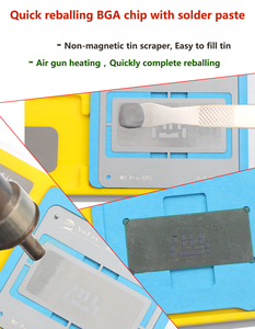 Plataforma de herramientas de reparación de CPU BGA para Macbook 2013 a 2021, accesorio de reparación de CPU Intel, malla de estaño con plantilla - Product Image 3