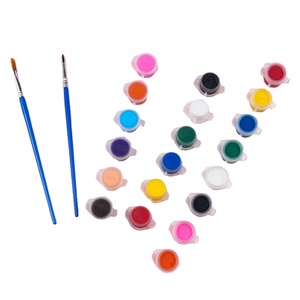 Toptan 12-Color DIY boyama Graffiti akrilik Pigment şerit küçük boya kapaklı konteynerler 3ml akrilik boya çizim oyuncaklar