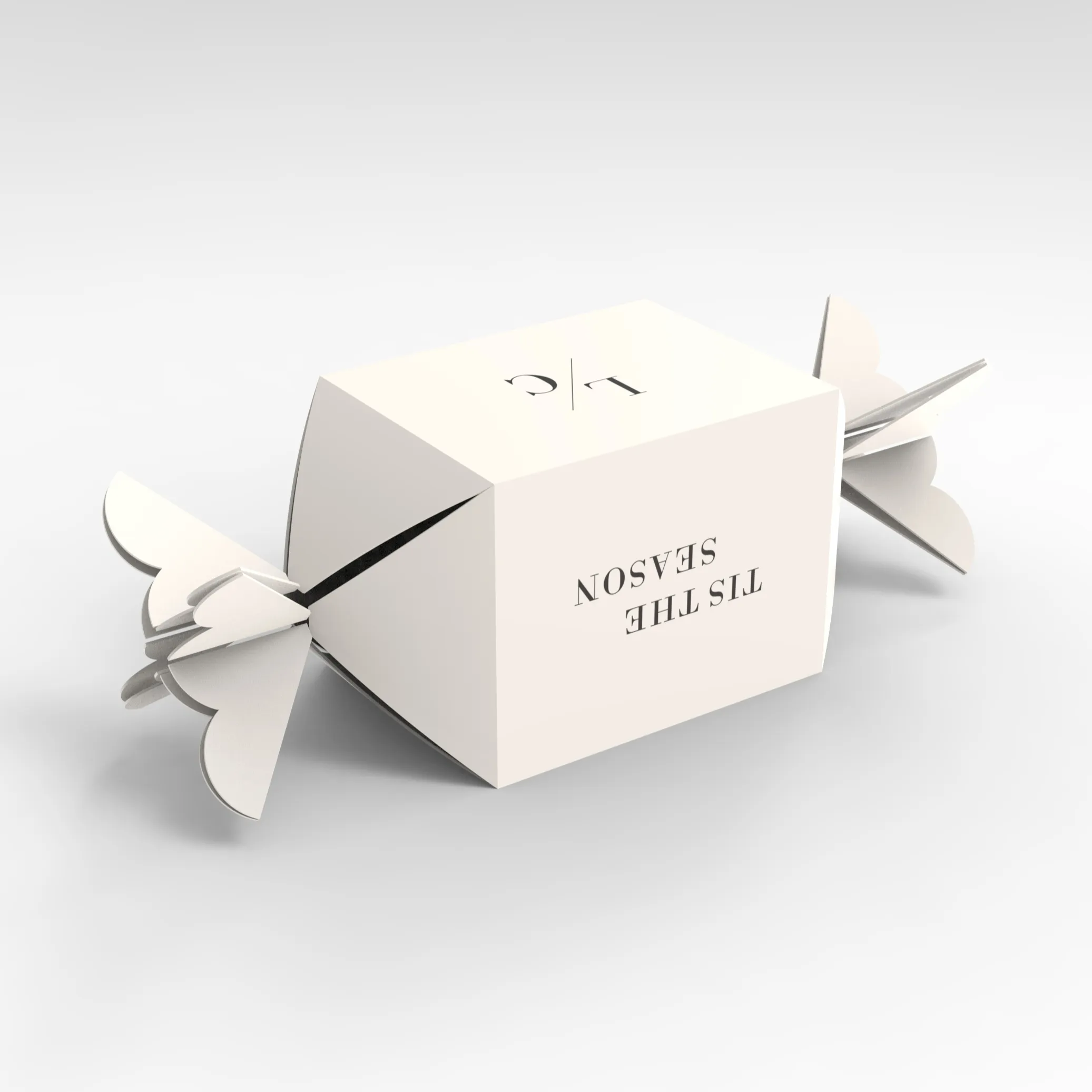 Logo personalizzato confezione vuota di carta caramelle di nozze cartelline di biscotti al cioccolato con nastro elegante scatola regalo di nozze