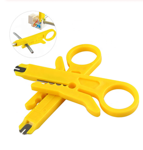 CAM BO Mini <strong>Cutter</strong> Network Cable Rj45 Wire Stripper Knife Crimper Pliers Kit Wire Punch Hand Stripping Tools - Product Image 3
