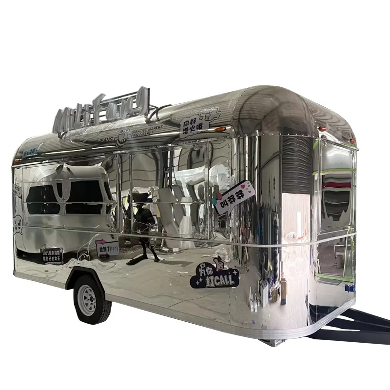 WD Business Beer Trailer Wine Beer Cart Mobile Bar Ape Food Trailer per matrimonio