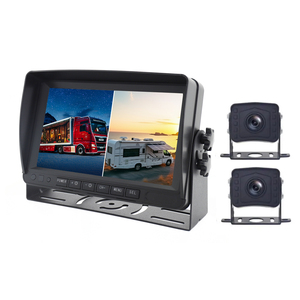 Ayuda de marcha atrás para coche, cámara de visión trasera de 4 pines, sistema de Sensor de aparcamiento, Monitor de coche de 7 "/9''/10,1 ''con Cable de vídeo para Rv, camión, autobús, furgoneta