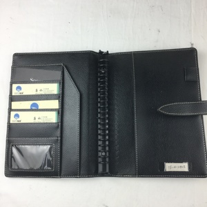 Planificador de cuero de negocios en relieve personalizado logotipo Vintage diario cuaderno de cuero PU serie de bloc de notas multifunción con hojas sueltas - Product Image 6