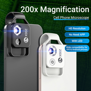 APL-MS002 ile LED ışık 200X mikroskop Lens (NO CPL filtre sürümü) - Product Image 2