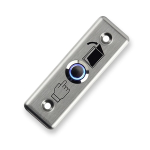 Metal Stainless Switch Door <strong>Exit</strong> <strong>Button</strong> <strong>Push</strong> to <strong>Open</strong> Home Release <strong>Button</strong> with LED Light for Access Control Lock System NO/COM - Product Image 1