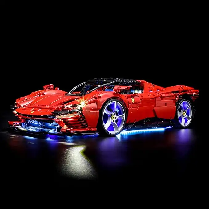 81998 Ferraried SP3 Sports Car Power Pack Light Set Compatible con 42143 Toy Gifts 3778PCS Building Block Toy 50003