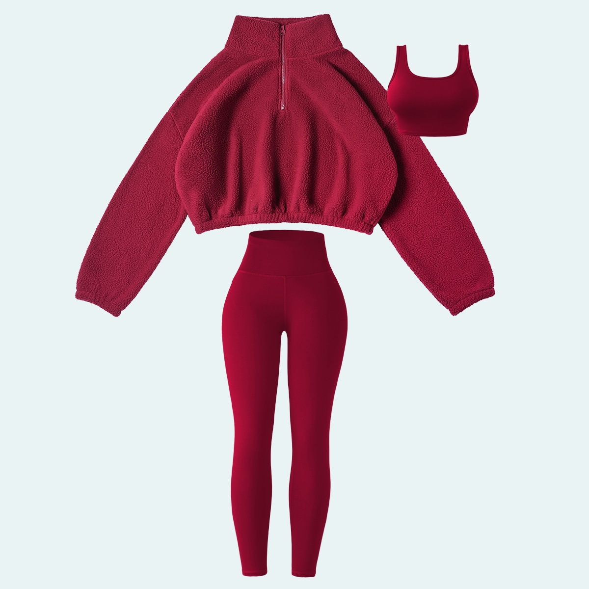 Set rosso vino