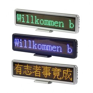 P4 Светодиодная панель для сообщений, USB, программируемый матричный знак, текстовая прокрутка, мини светодиодная электронная рекламная панель