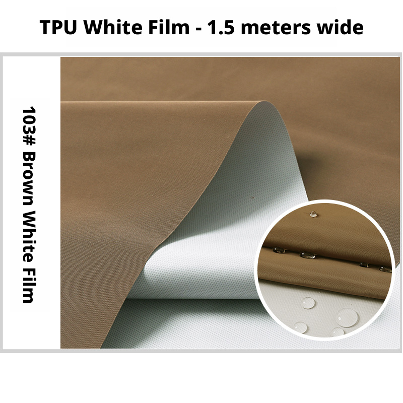 103Brown white film