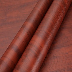 PVC家具素材木目装飾PVCフィルム木製デザイン着色ビニール箔PVCシートドアスキンカバー用 - Product Image 5