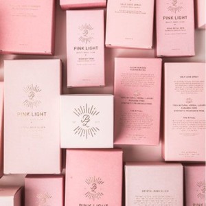 Özel pembe güzellik kozmetik kutusu kozmetik ambalaj için kaplamalı kağıt yüz ve göz kremi ruj Lipgloss ambalaj - Product Image 6