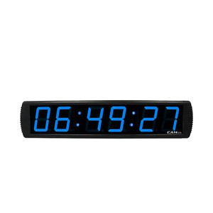 Orologio da parete multifunzione personalizzato 6 cifre 4 pollici blu LED grande Display conto alla rovescia Timer digitale per ufficio scuola Club - Product Image 5
