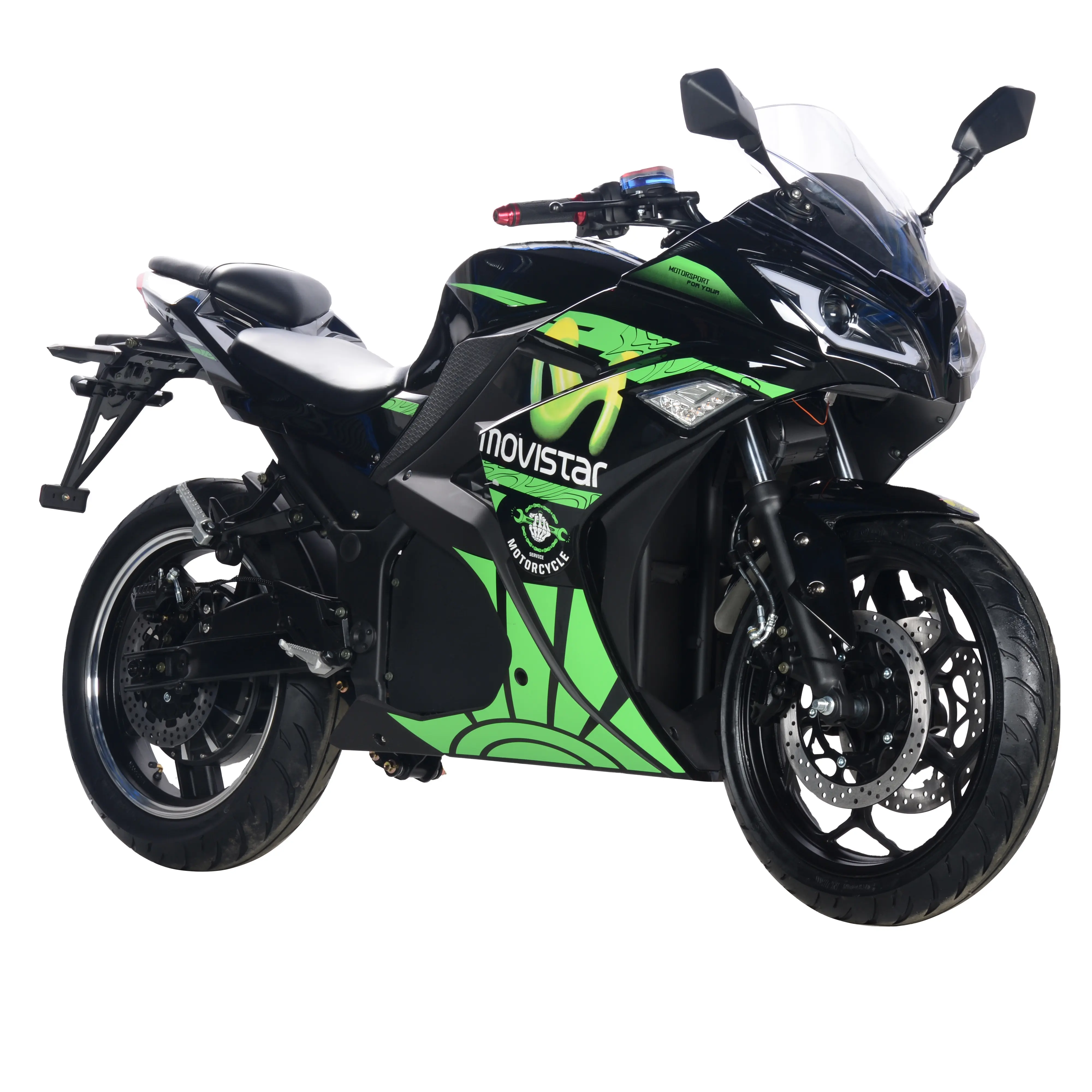 Motocicleta eléctrica china de alta velocidad para adultos, Moto eléctrica de gran potencia, 72V, 3000W /5000W