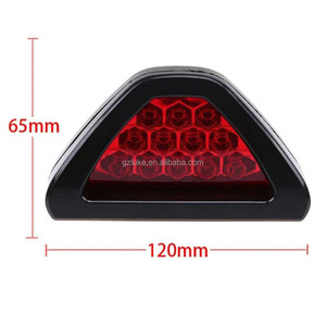 Universal 12V <strong>12W</strong> <strong>LED</strong> DRL Brake Light Bulb Triangle Reverse Safety Parking Strobe Fog Lamp Rear Laser Tail Stop Light for Cars - Product Image 2