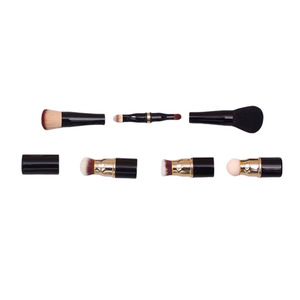 4 in 1 geri çekilebilir taşınabilir makyaj fırçası ABS çoklu görev 4 in 1 makyaj fırçası 3 in 1 makyaj fırçası 4 in 1 makyaj fırçası - Product Image 1