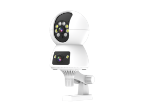 Otomatik izleme gece görüş hareket algılama ile çift Lens WiFi kapalı güvenlik kamera akıllı PTZ iki yönlü ses CMOS sensörü - Product Image 3