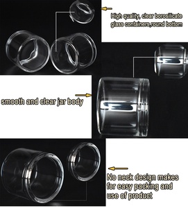 玻璃浓缩容器6毫升与硅胶盖不粘玻璃蜡容器罐5毫升 - Product Image 6