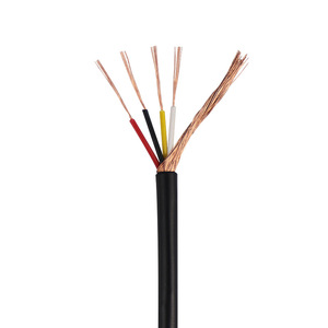 2854 30AWG 4 çekirdekli zemin korumalı 4 çekirdek sinyal kılıflı kablo USB veri kablosu sinyal kablosu yuvarlak tel elektrik kablo USB tel - Product Image 1