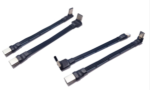 สาย2.0 USB แบบโค้งด้านขวาสำหรับผู้ชายขนาดเล็ก5P Micro USB Type C สายต่อขยาย USB แบบแบนสำหรับกล้องคอมพิวเตอร์ - Product Image 5