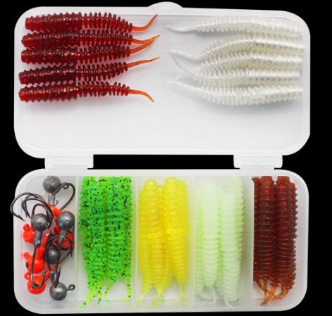 Un gancho de plomo con cola de pasador de tornillo