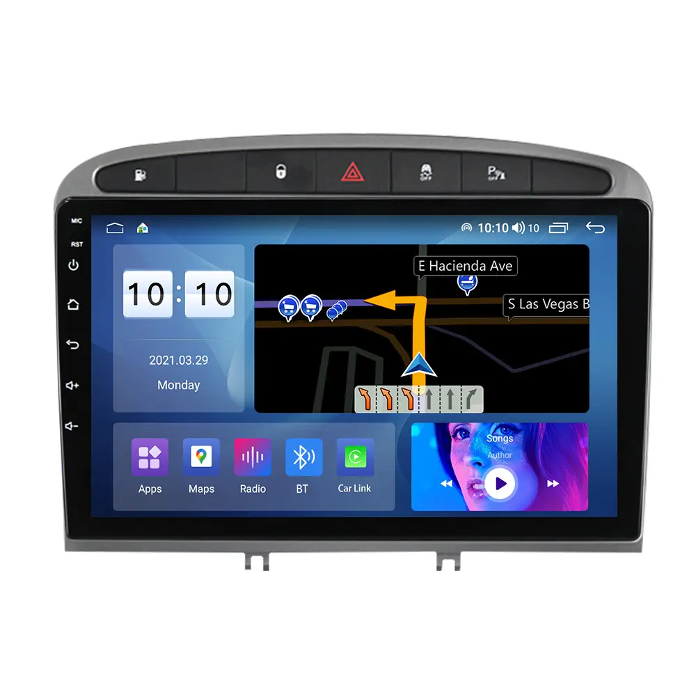 Russia magazzino consegna veloce Android 11 8core IPS DSP Car Video per Peugeot 308 408 308SW Car Audio System 6 128G GPS BT