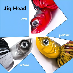 Topright Rj102 10G 14G Đôi Lưỡi Spinnerbaits Bass Câu Cá Lure <span class=keywords><strong>Spinner</strong></span> Bait Kim Loại Muỗng Mồi Cho Bass Pesca - Product Image 3