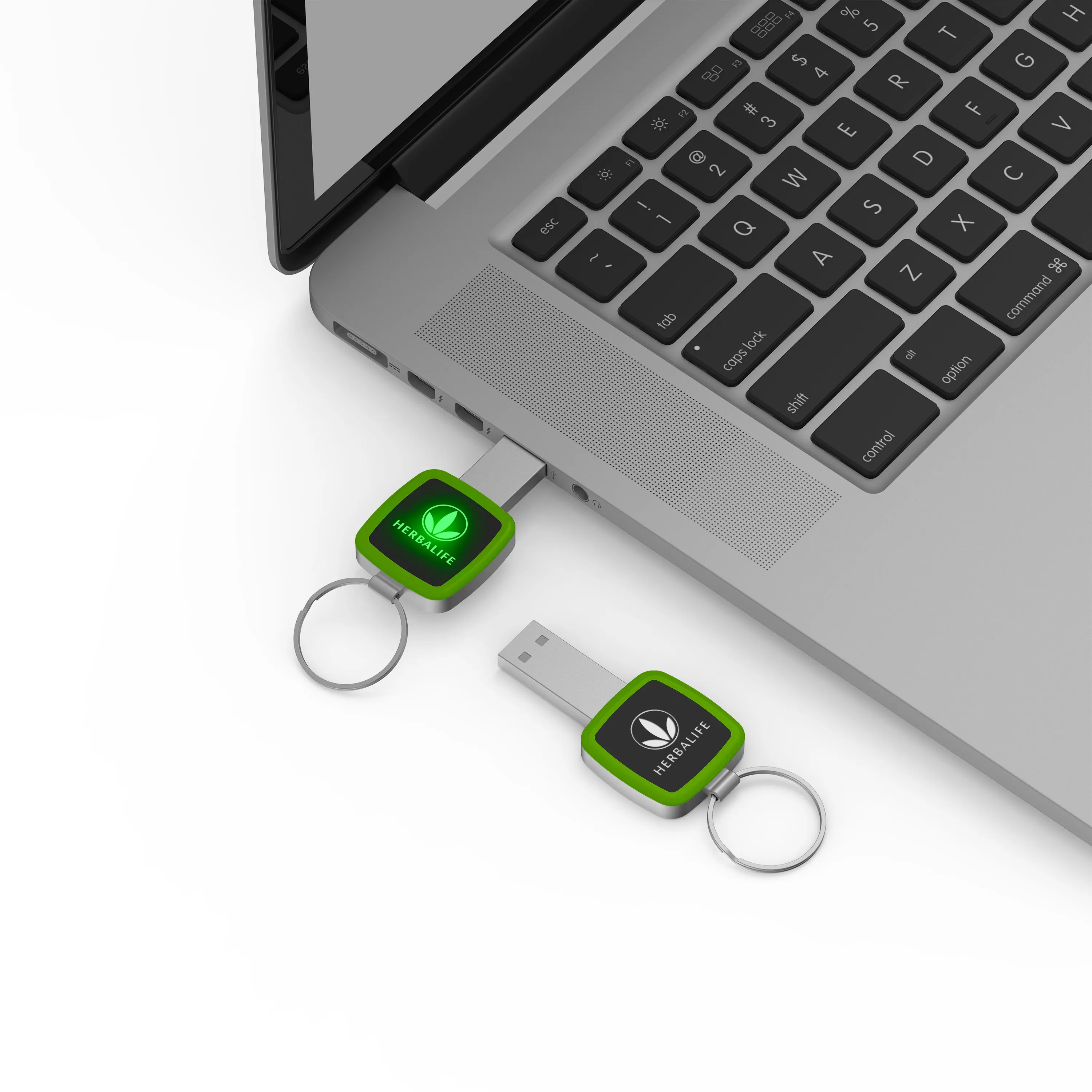 Chiavette USB di grande capacità sfuse originali di fabbrica con logo a luce led usb2.0 usb3.0 Flash Drive a forma di chiave