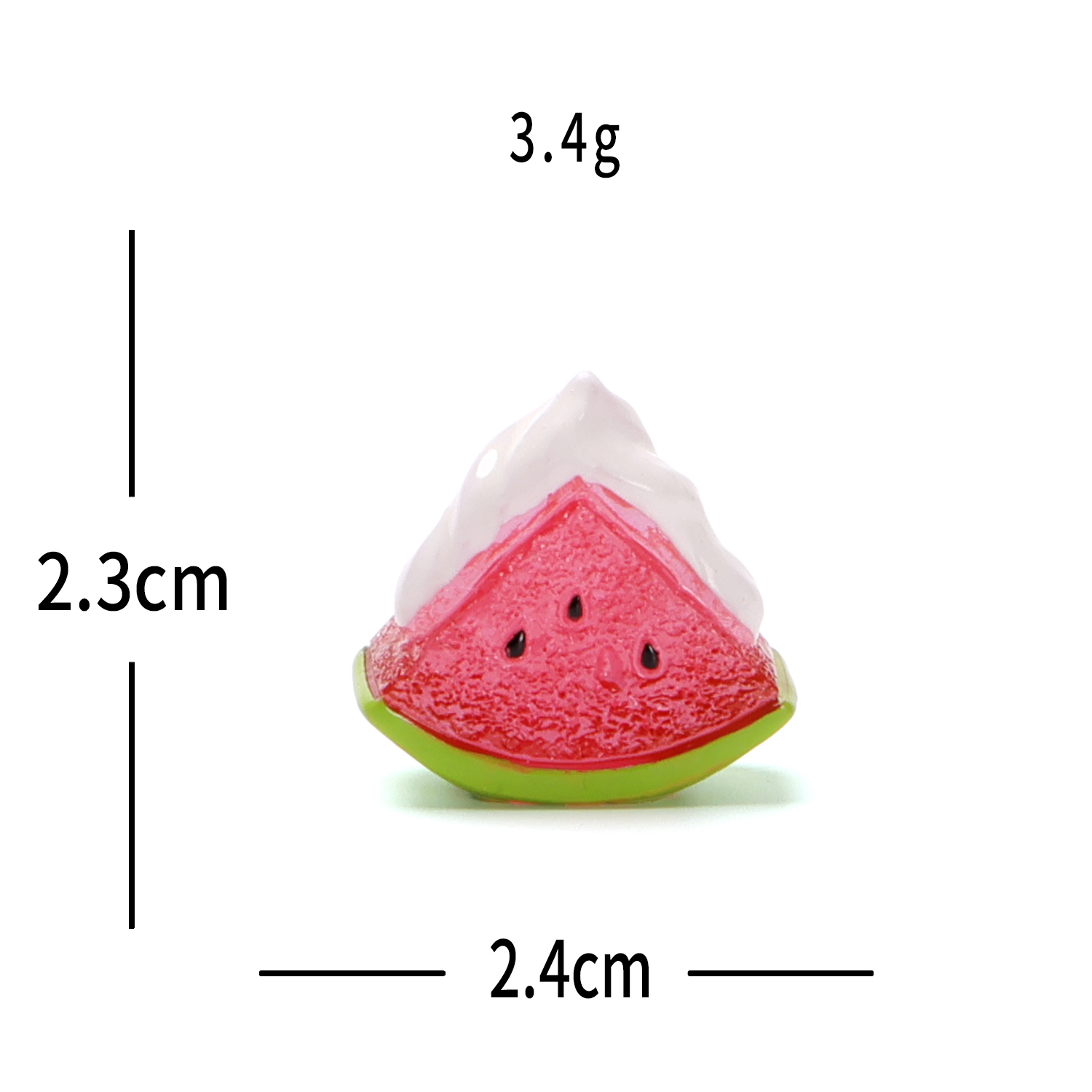 Fetta di gelato all'anguria