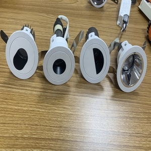 Aydınlatma kaynağı ile spot ışık çerçeve 5w 7w 9w 12w 18w 3000k 4000k cce ip20 gömme model Led/halogenampuller Gu10 Gu10 spot - Product Image 1