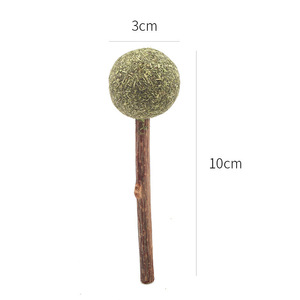Catnip Lollipop Hairball Remover para dientes de gato 1 Polygonum natural CAT snack - Product Image 4