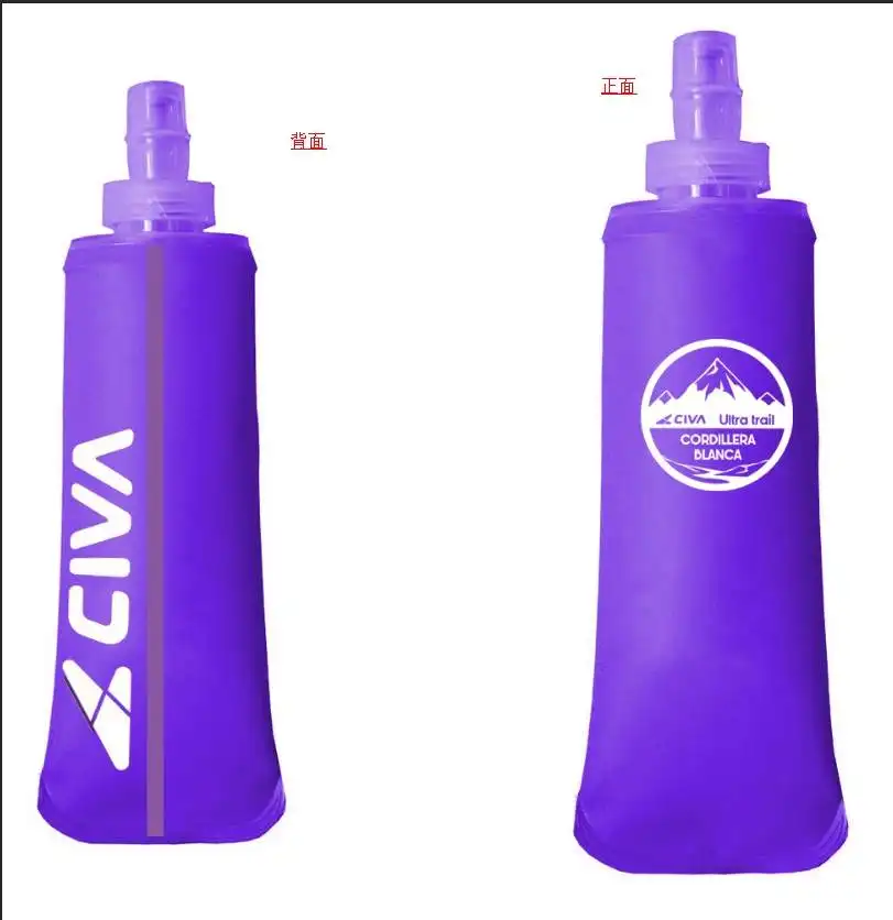 फैक्टरी मूल्य ट्रेडिंग निरीक्षण TPU प्लास्टिक आउटडोर खेल पोर्टेबल Foldable बंधनेवाला पानी की बोतल पीने बोतल नरम