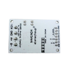 4-20MA DC 12V 2ch 0-20MA Current <strong>Analog</strong> Acquisition RS485 Modbus RTU ADC <strong>Module</strong> for PLC Instrumentation Measurement